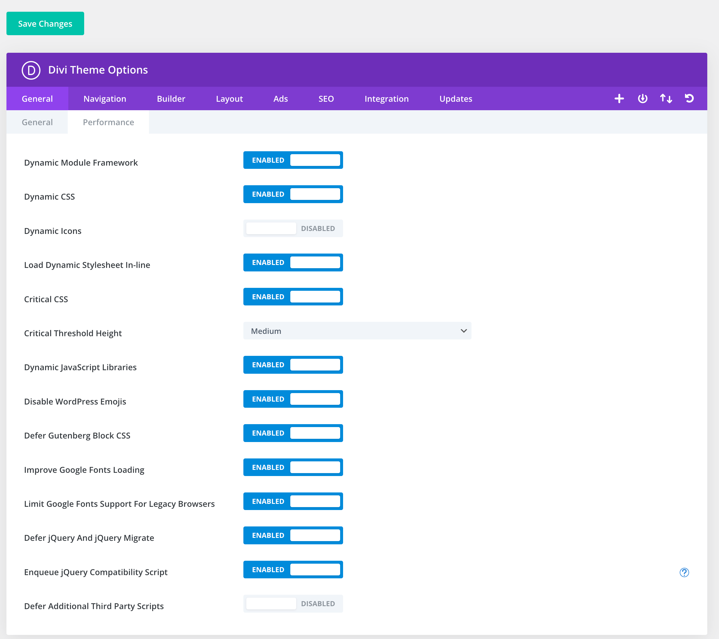 Using Divi’s Theme Options to Speed Up Your Site
